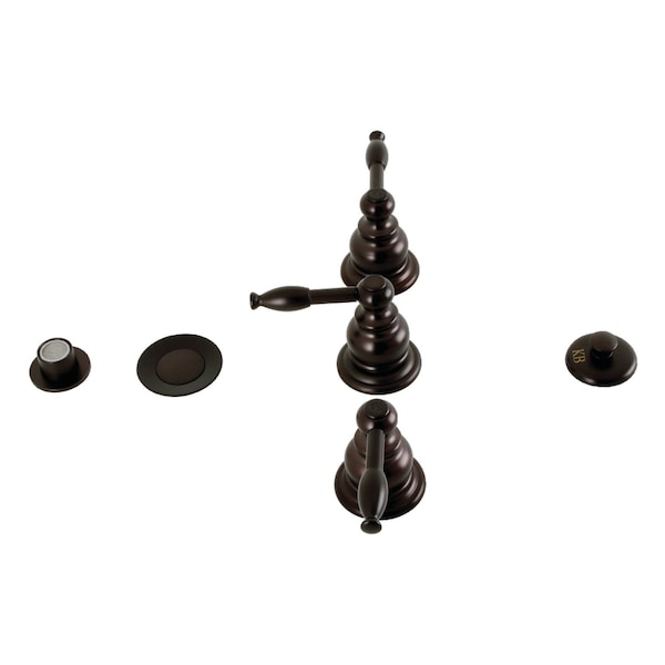 ThreeHandle Bidet Faucet, Oil Rubbed Bronze